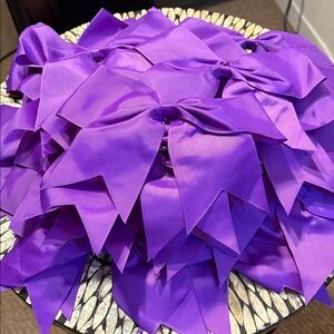 25PC Purple Cheer Bows 💜